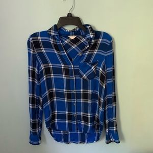 Aeropostale Navy Blue Flannel